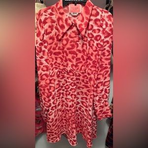Kate spade pink leopard dress
